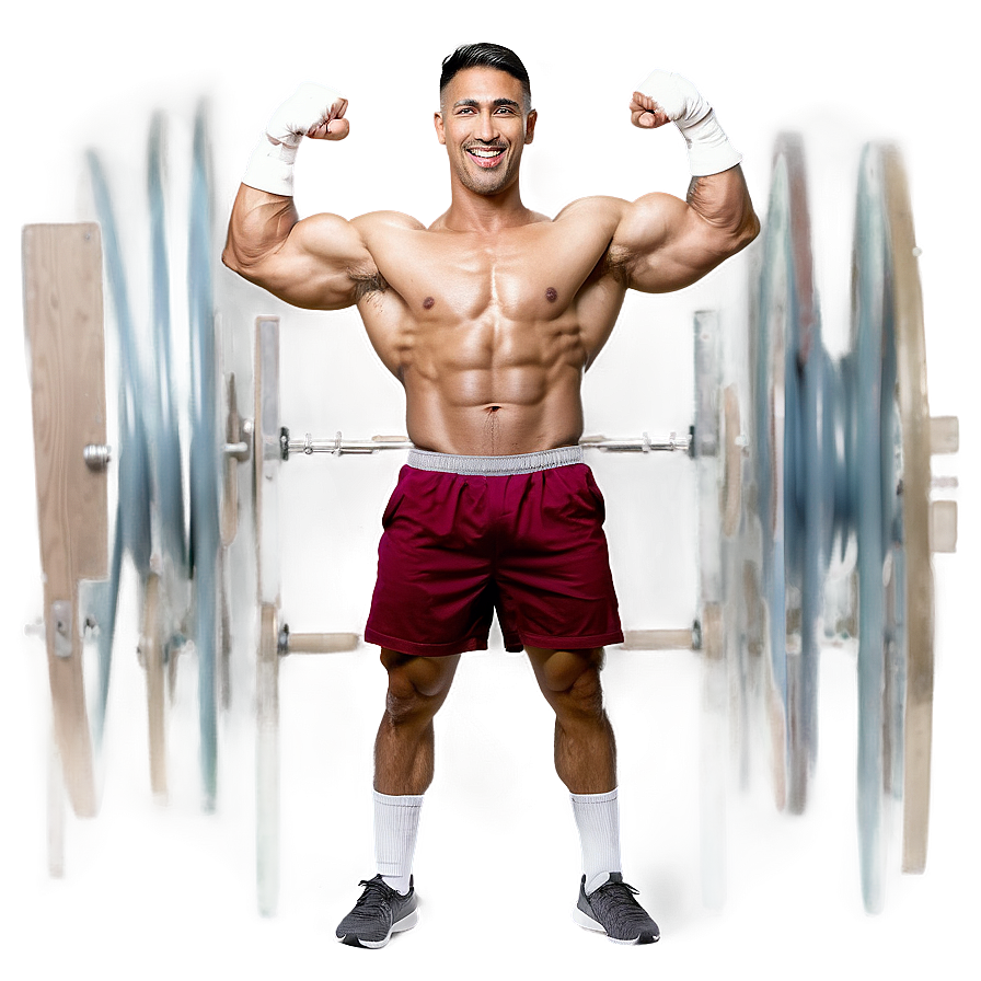 Happy Muscle Man Png Mcg92 PNG Image