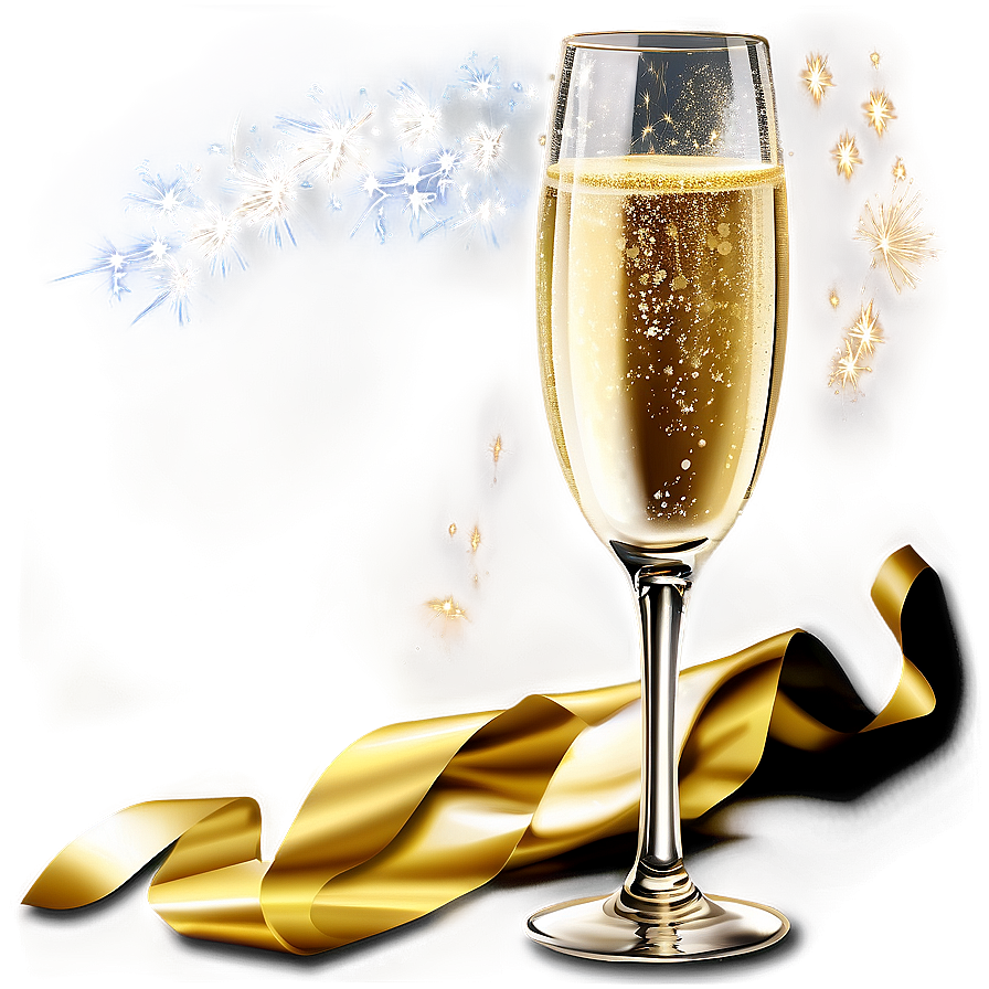 Happy New Year Champagne Toast Png Ihn32 PNG Image