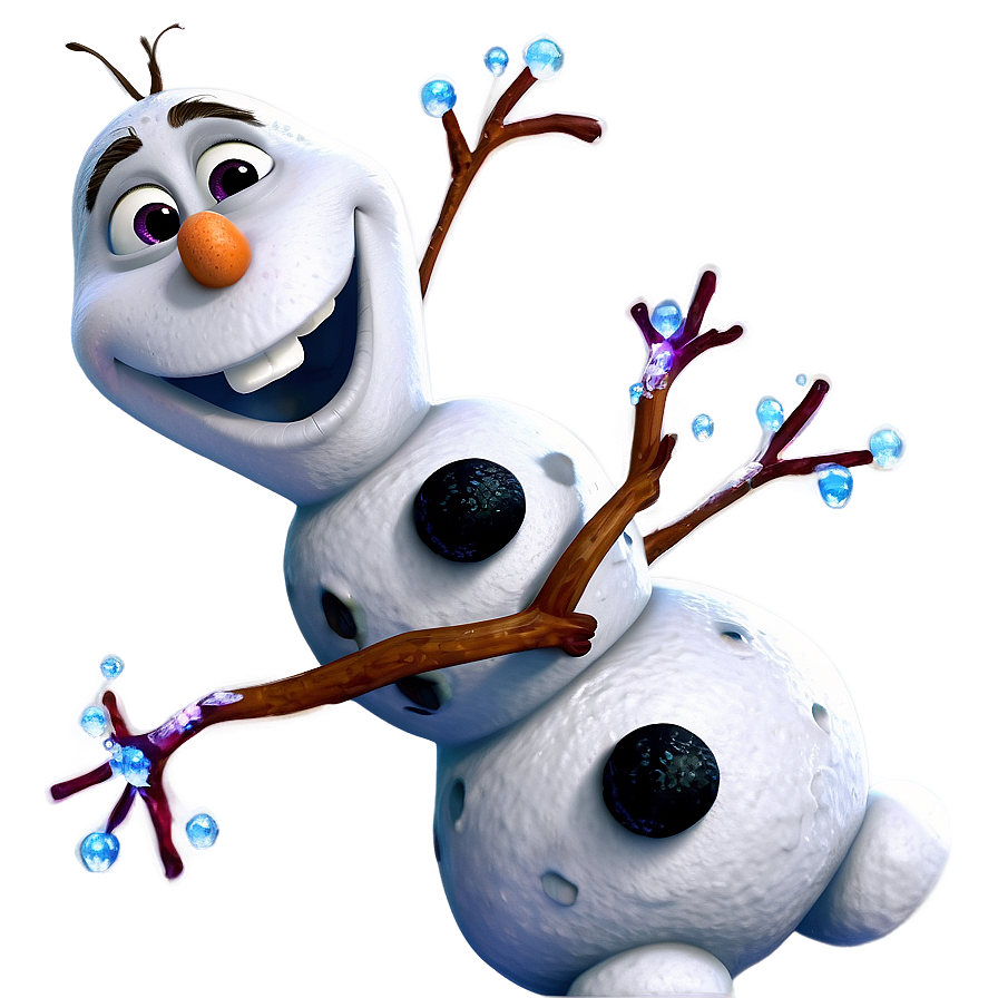 Happy Olaf Cartoon Png 05232024 PNG Image