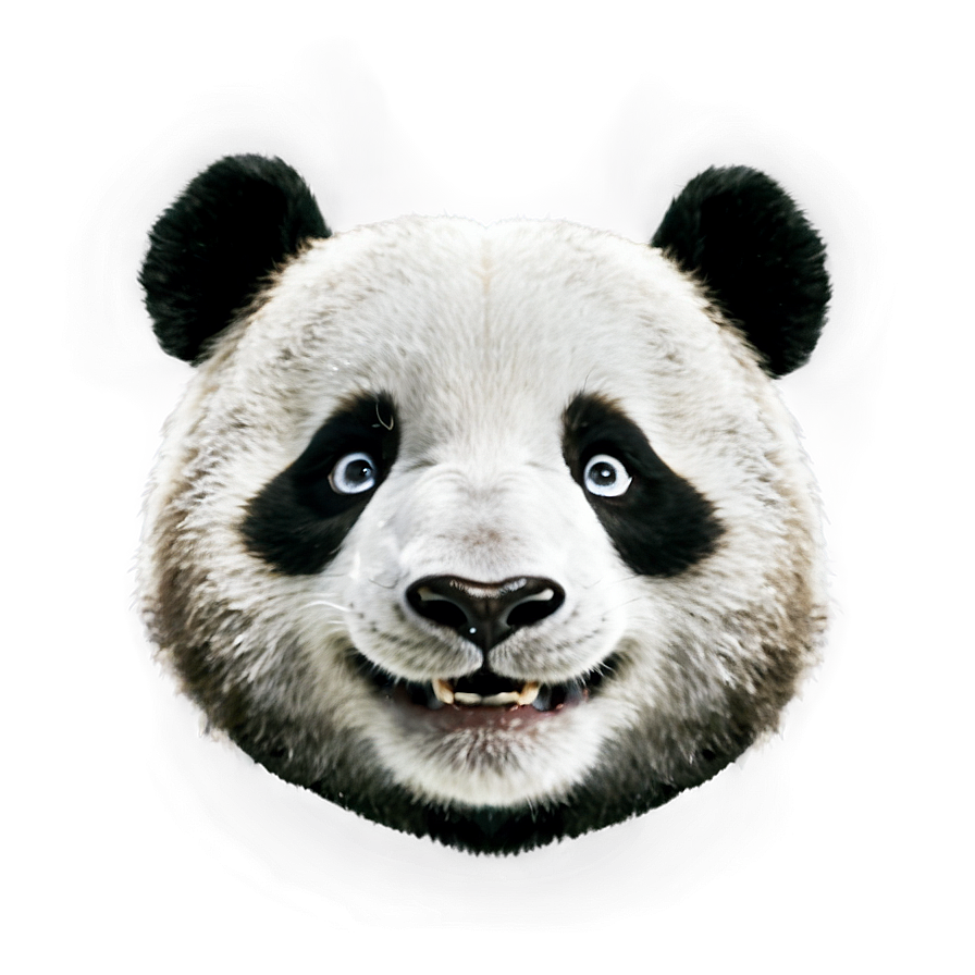 Happy Panda Face Png 05062024 PNG Image