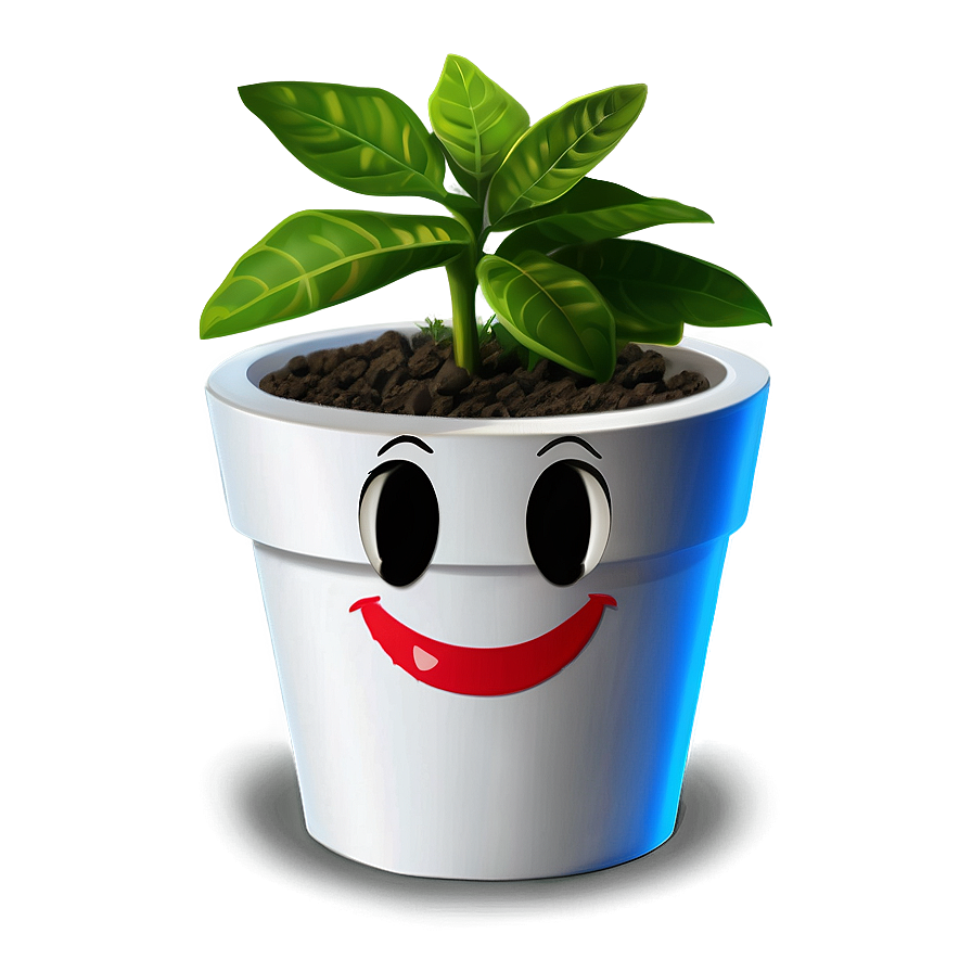 Happy Plant Cartoon Png 84 PNG Image