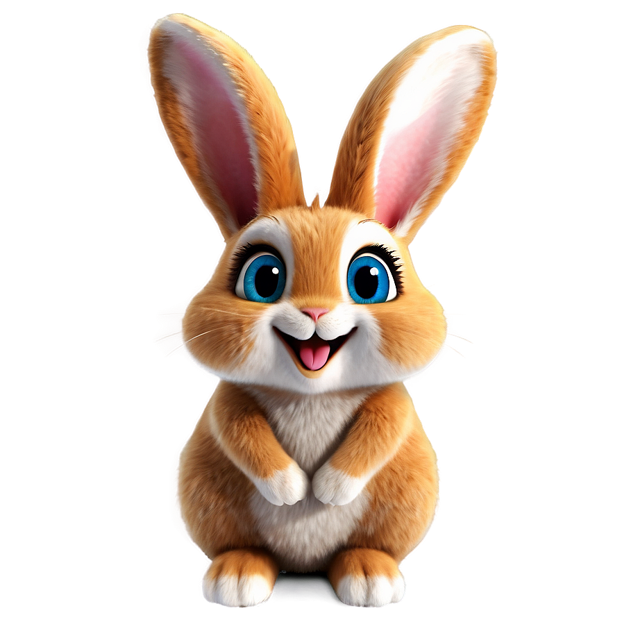 Happy Rabbit Png Erl33 PNG Image