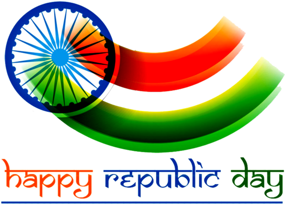 Happy Republic Day India Celebration PNG Image