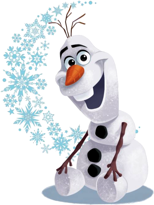 Happy Snowman Olaf Frozen PNG Image