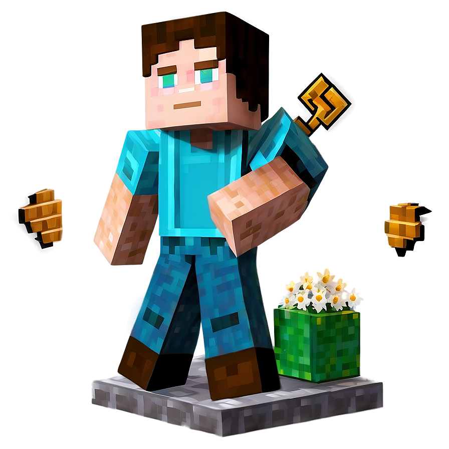 Happy Steve Minecraft Png 05242024 PNG Image