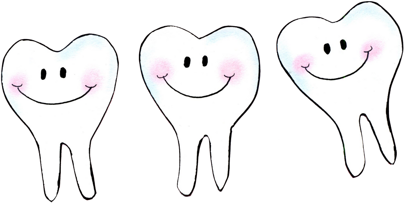 Happy_ Teeth_ Cartoon_ Illustration PNG Image