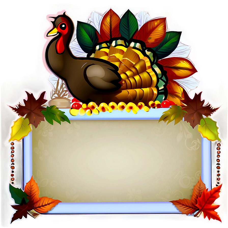 Happy Thanksgiving Banner Png Xiv75 PNG Image