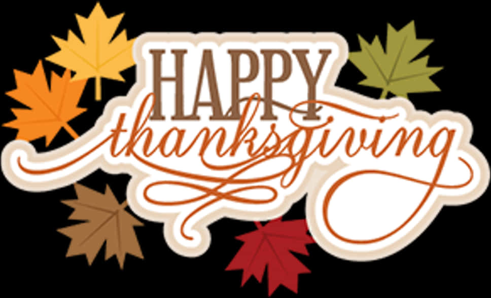 Happy Thanksgiving Greeting Graphic PNG Image