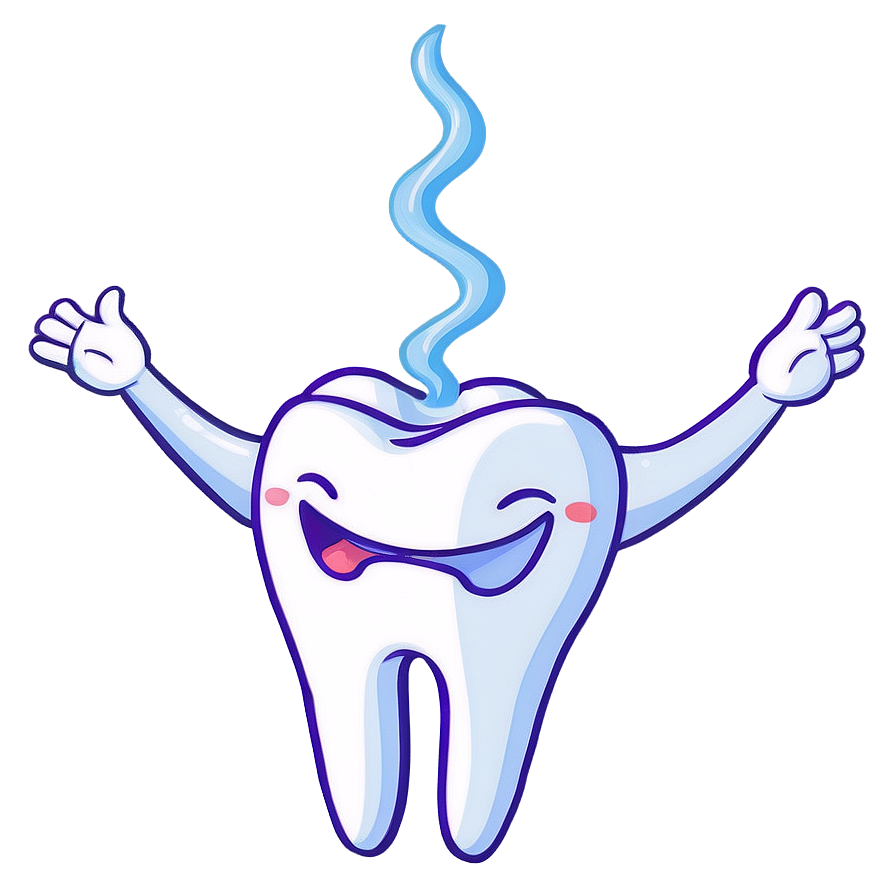 Happy Tooth Character Png Pwa47 PNG Image