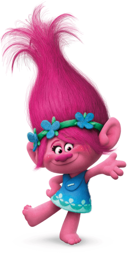 Happy Troll Character Dancing.png PNG Image