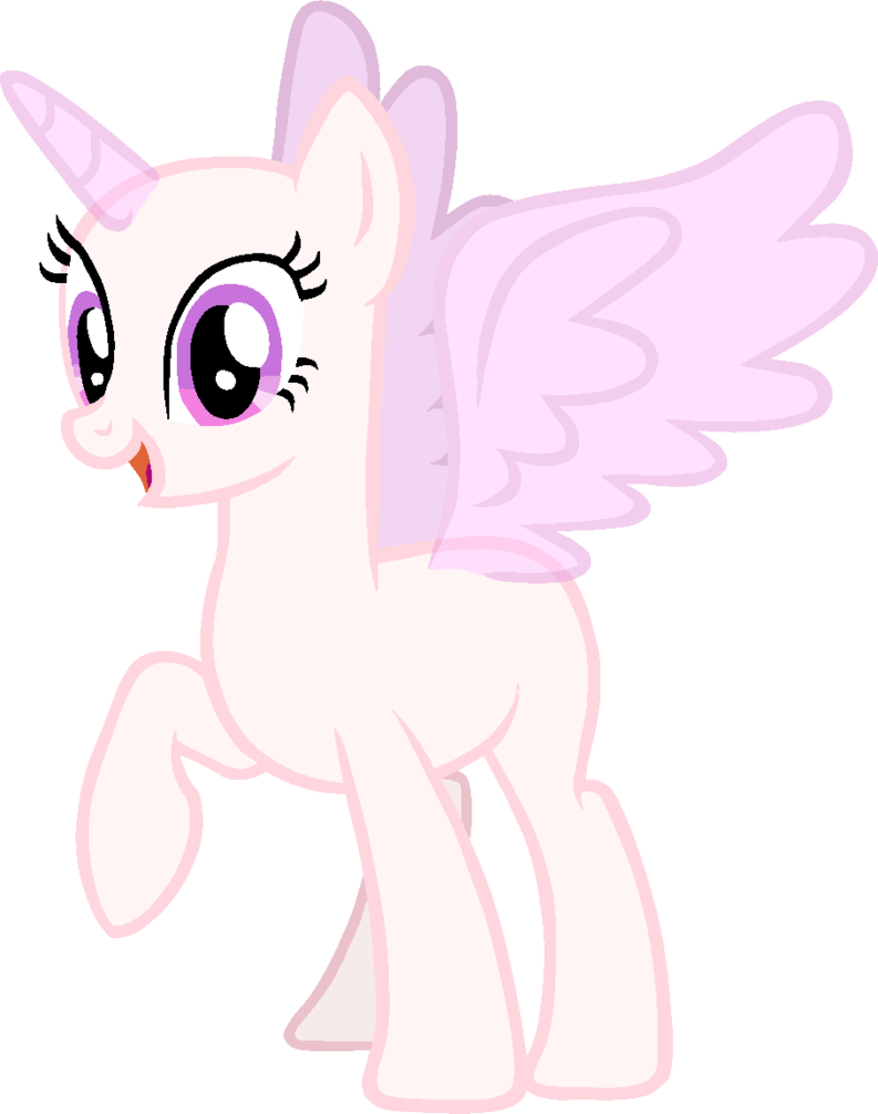 Happy Unicorn Pony Vector PNG Image