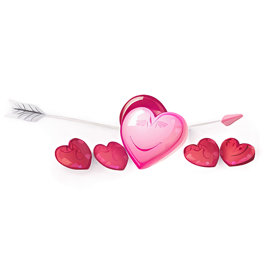 Happy Valentine's Day Cupid Arrow Png 06202024 PNG Image