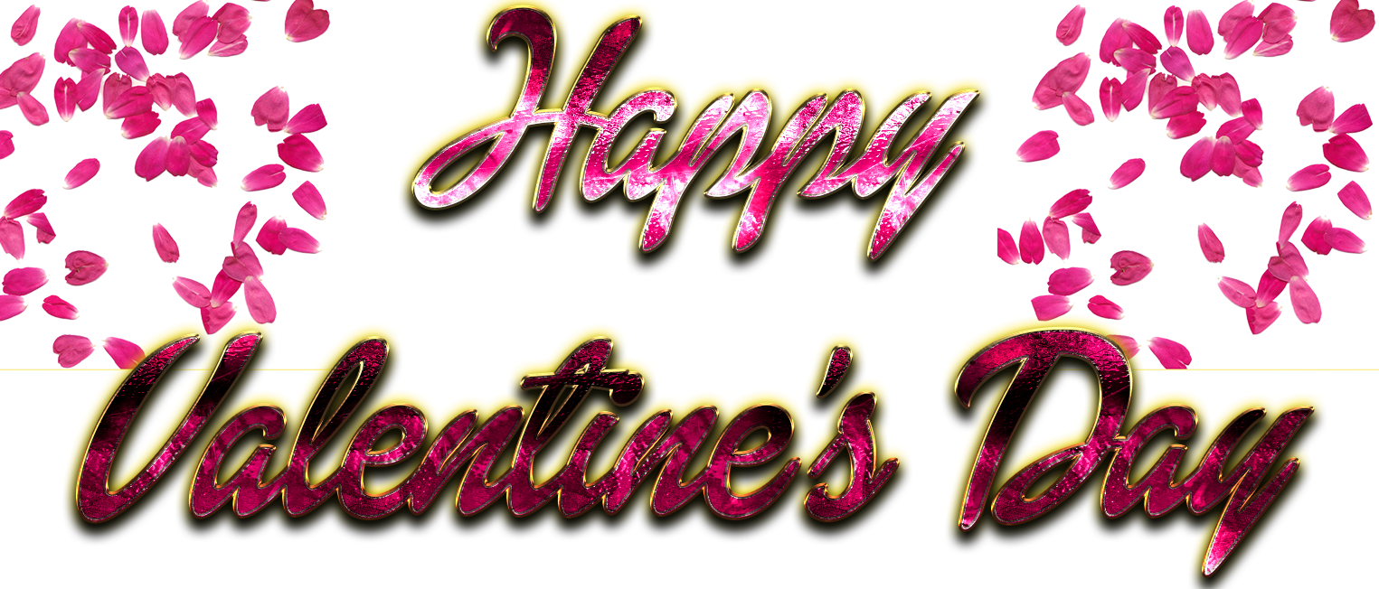 Happy Valentines Day Celebration PNG Image