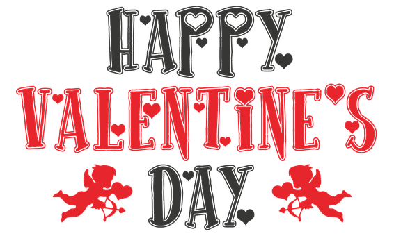 Happy Valentines Day Celebration PNG Image