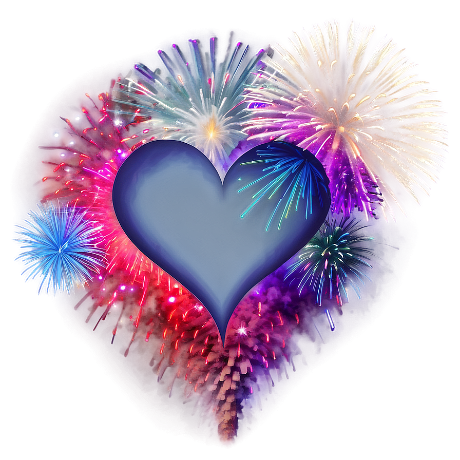 Happy Valentines Day Firework Png 05232024 PNG Image