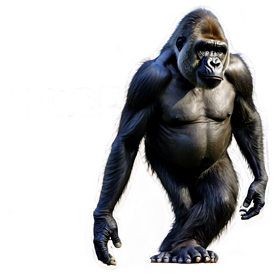 Harambe Silhouette Png Xcq18 PNG Image