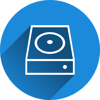 Hard Drive Icon Graphic PNG Image