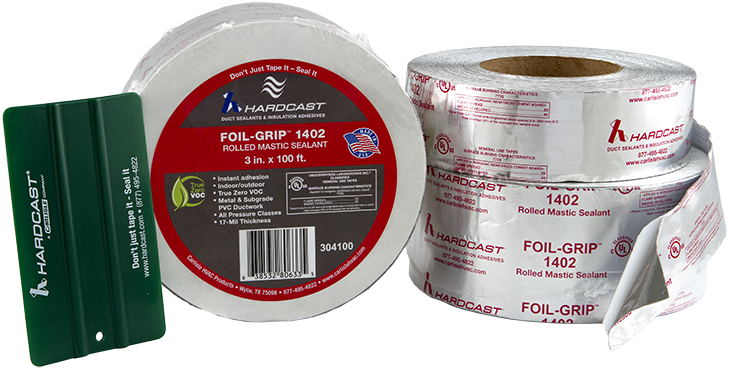 Hardcast Foil Grip Mastic Sealant Tape PNG Image