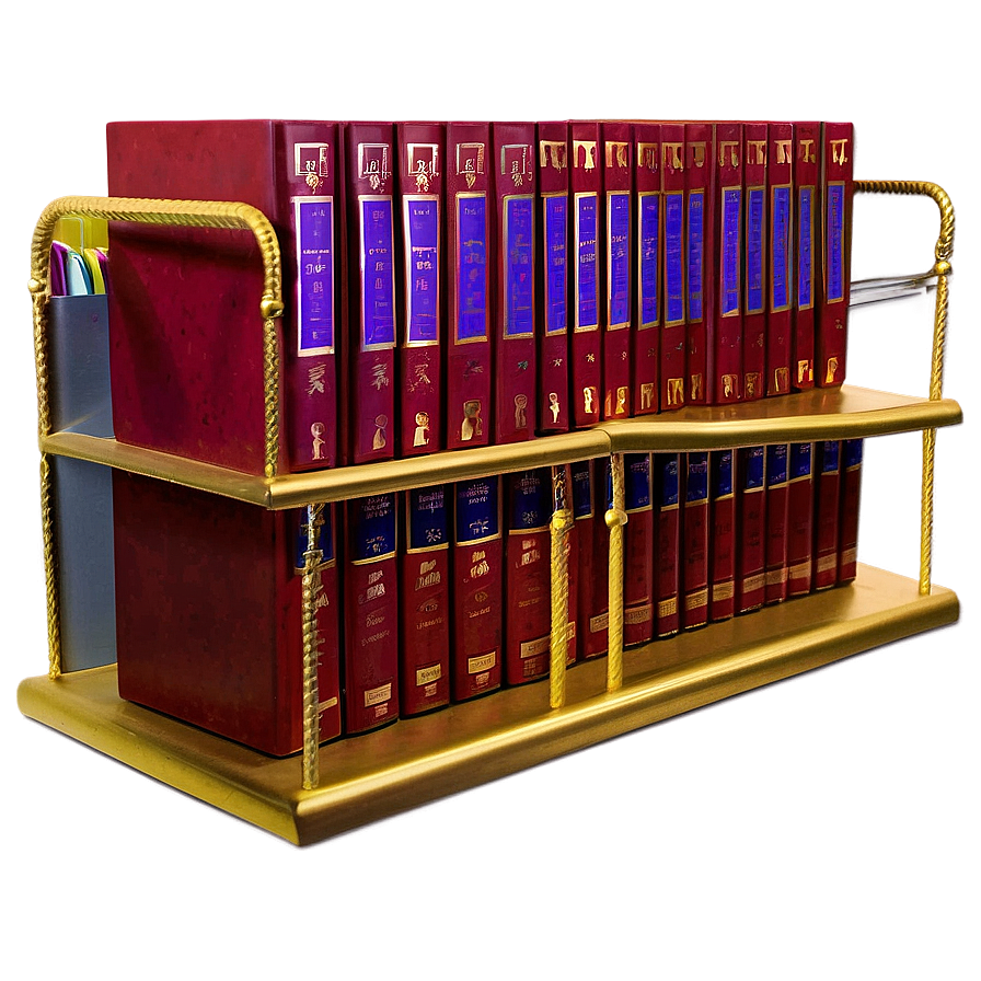 Hardcover Books Shelf Png 89 PNG Image