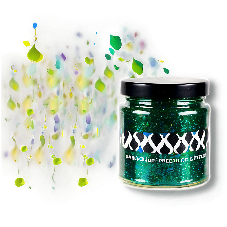 Harlequin Green Glitter Spread Png 39 PNG Image