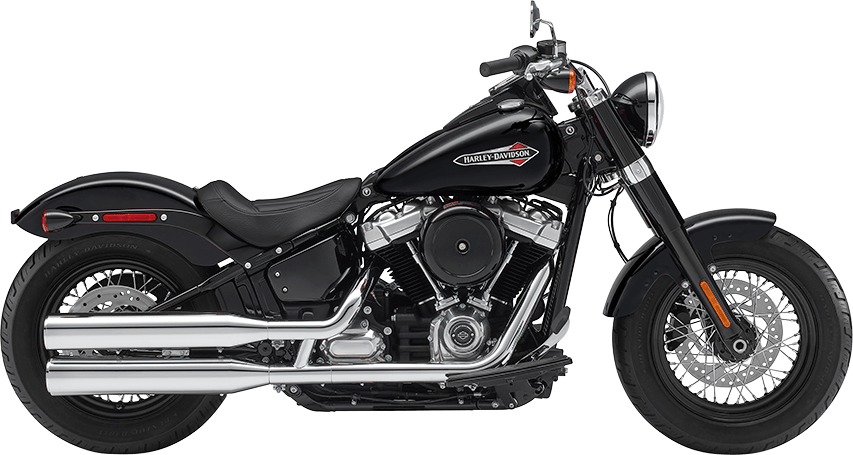 Harley Davidson Black Motorcycle PNG Image