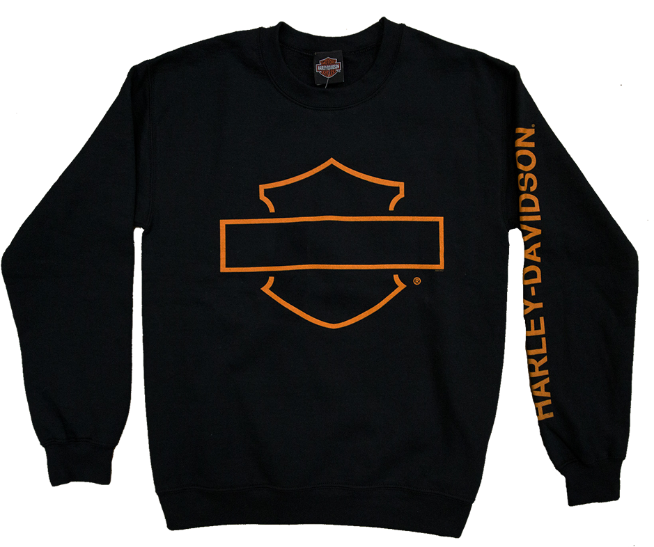 Harley Davidson Black Sweatshirt PNG Image