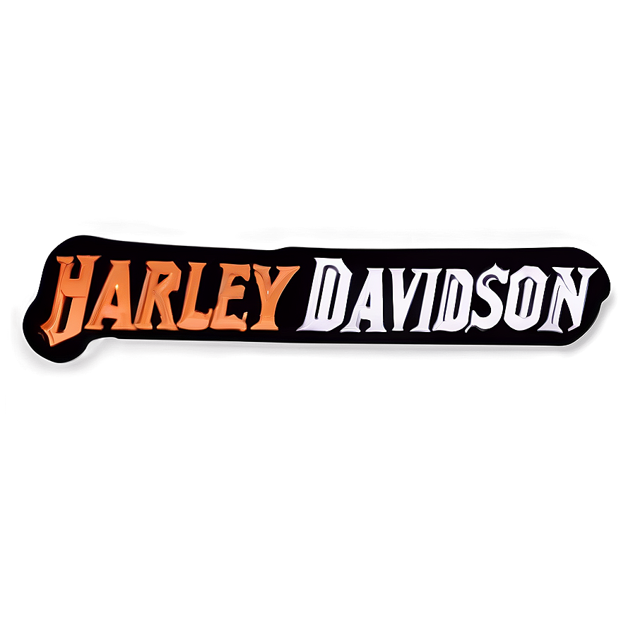 Harley Davidson Logo Black Background Png Sum PNG Image