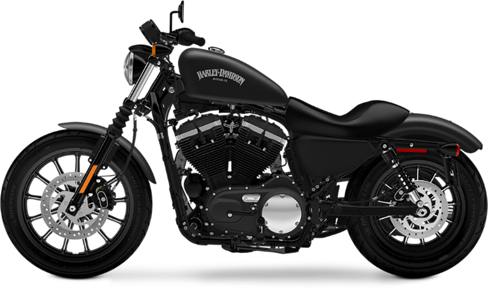 Harley Davidson Motorcycle Profile PNG Image