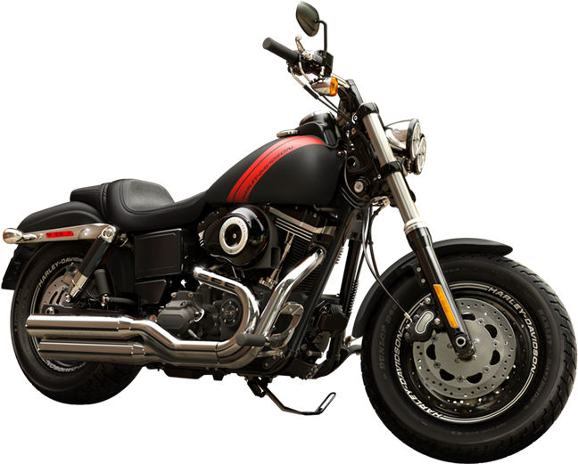 Harley Davidson Motorcycle Profile PNG Image