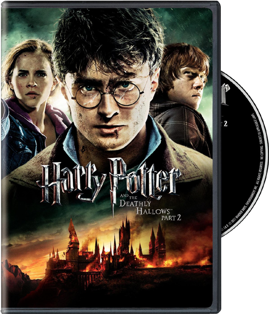 Harry Potter Deathly Hallows Part2 D V D Cover PNG Image