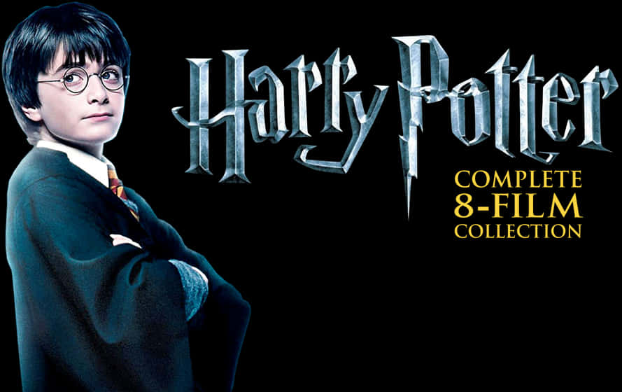 Harry Potter8 Film Collection Promo PNG Image