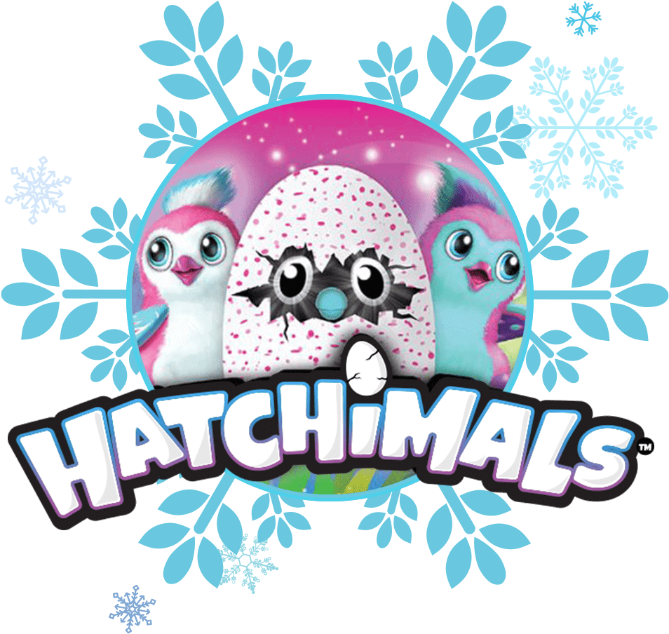 Hatchimals Logowith Characters PNG Image