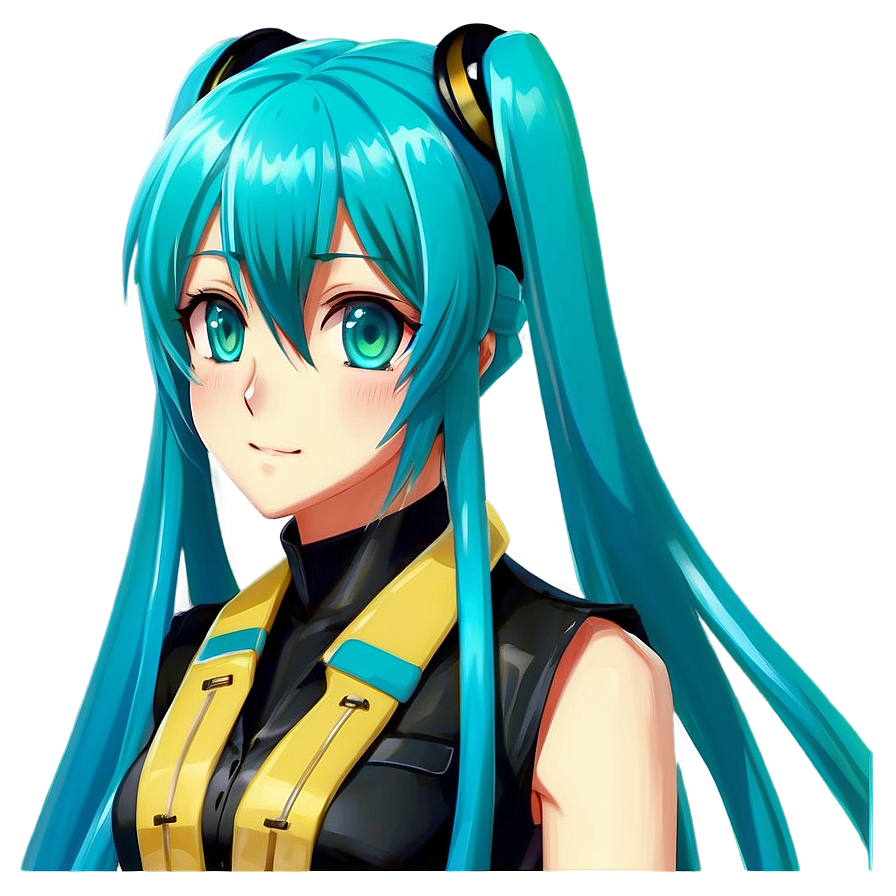 Hatsune Miku Vocaloid Character Png 81 PNG Image