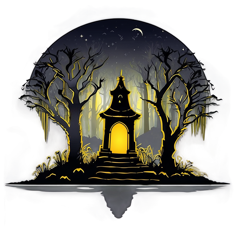 Haunted Forest Silhouette Png 62 PNG Image