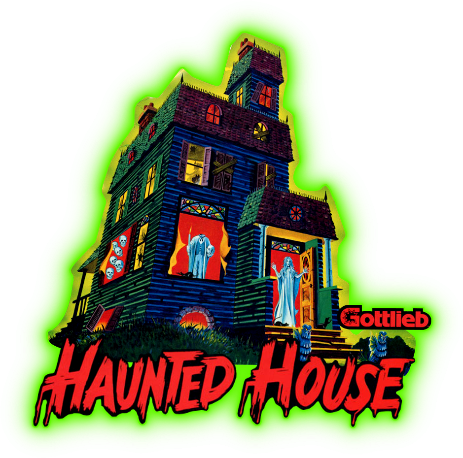 Haunted House Artwork Gottlieb PNG Image