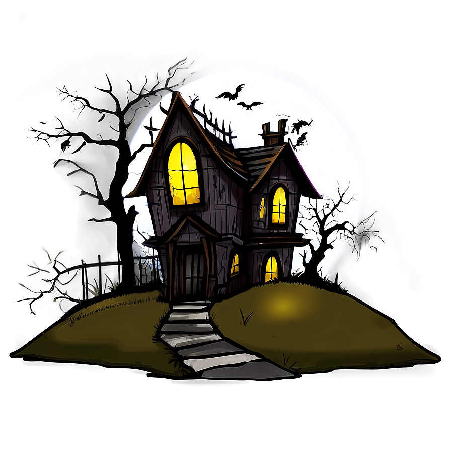 Haunted House On Hill Png 70 PNG Image