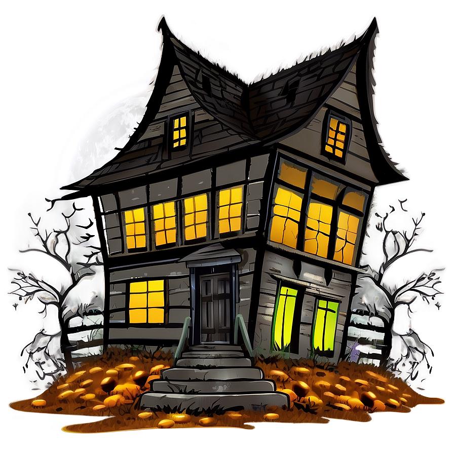 Haunted House Png Cwf84 PNG Image