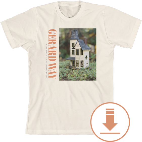 Haunted House T Shirt Design PNG Image