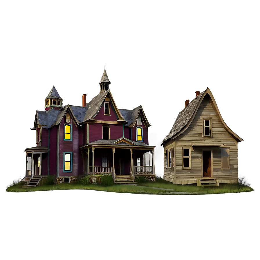 Haunted Houses Png 05252024 PNG Image