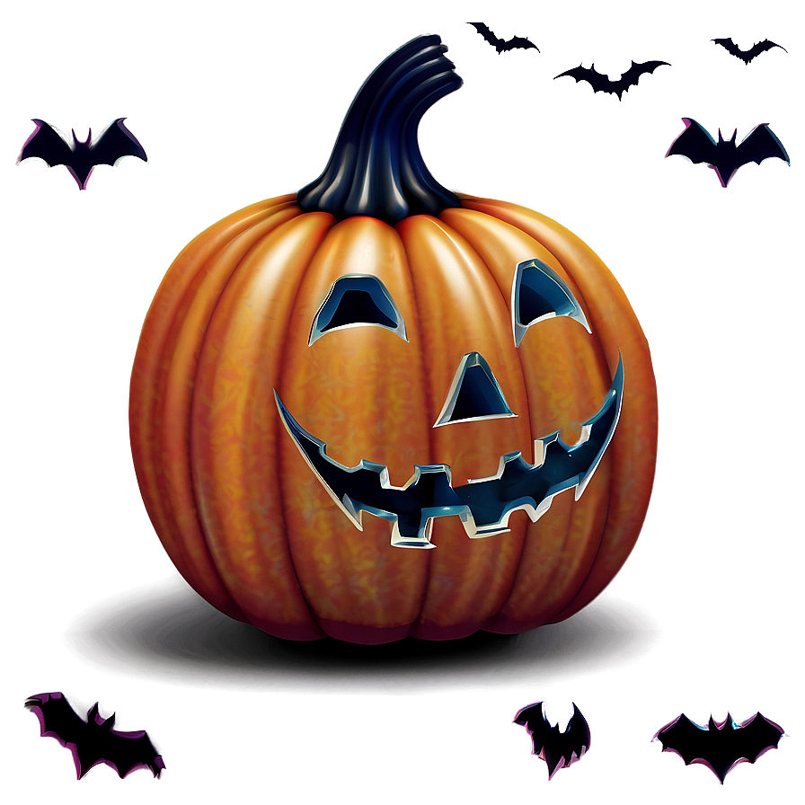 Haunted Pumpkin Decoration Png Aof PNG Image