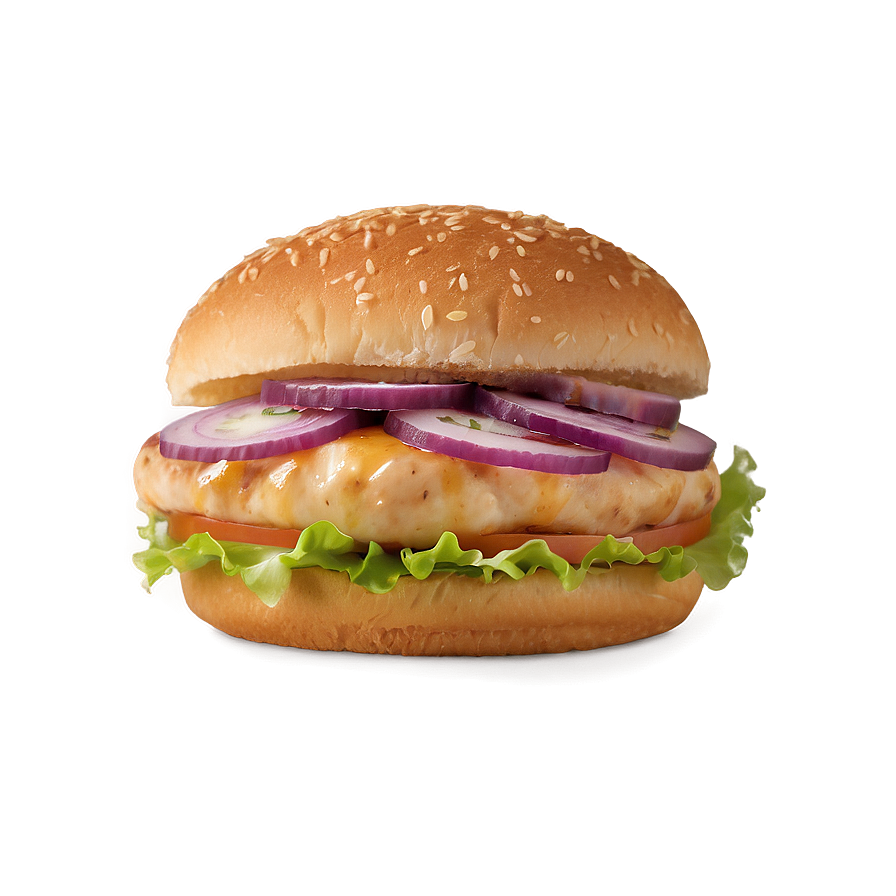 Hawaiian Chicken Hamburger Png Hql PNG Image