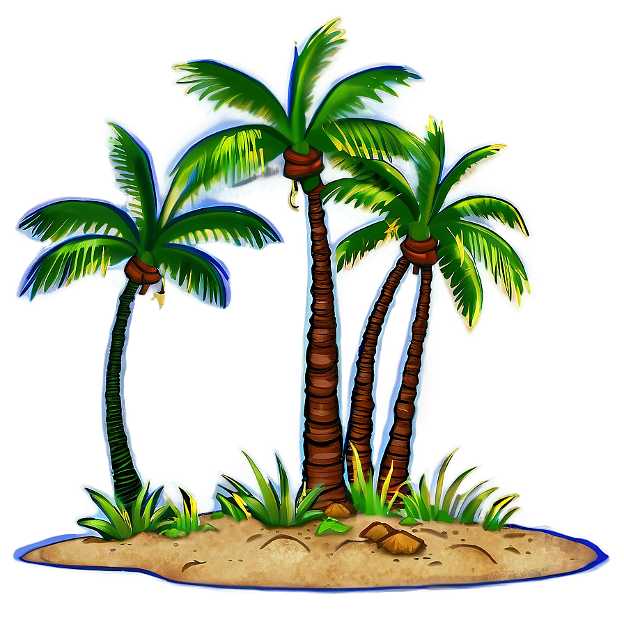 Hawaiian Islands Coconut Palms Png 58 PNG Image