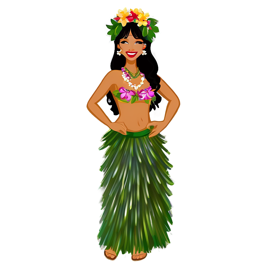 Hawaiian Islands Hula Dancer Png Msh20 PNG Image