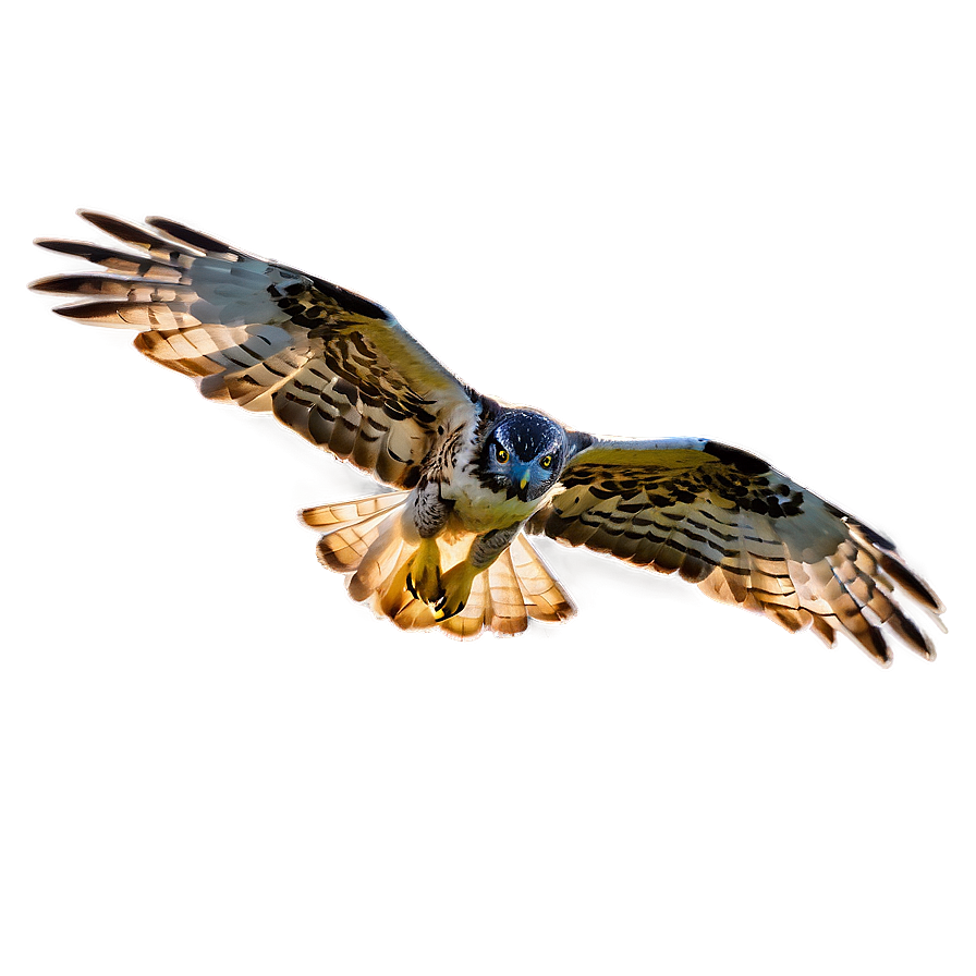 Hawk Flight At Dawn Png 06122024 PNG Image