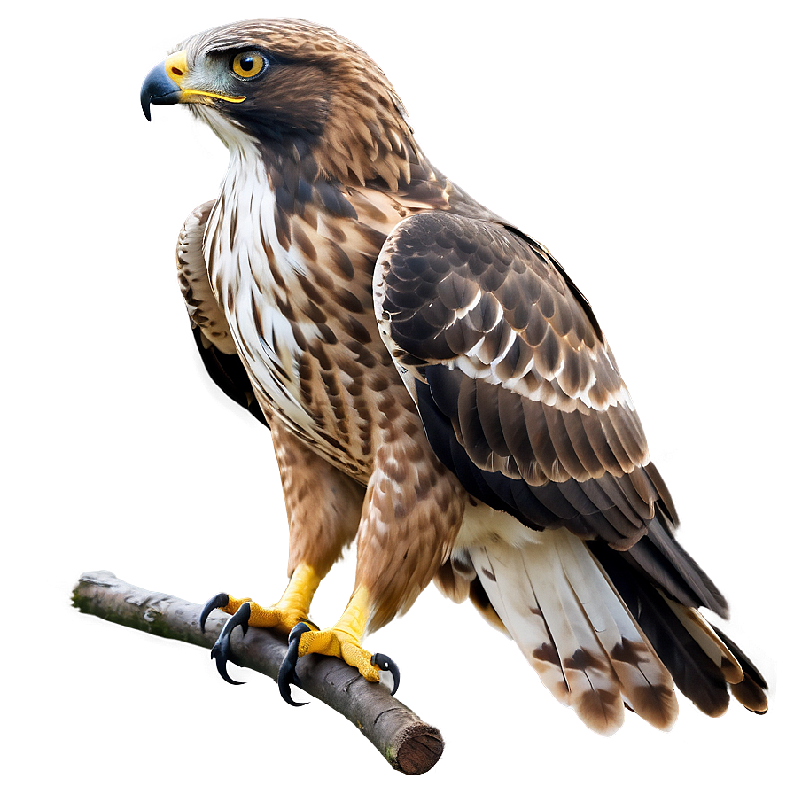 Hawk In Dynamic Pose Png Xnn PNG Image