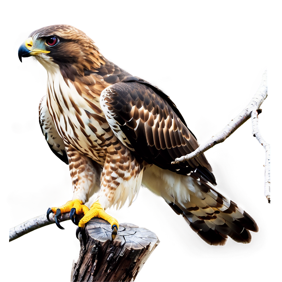 Hawk In Forest Setting Png 53 PNG Image