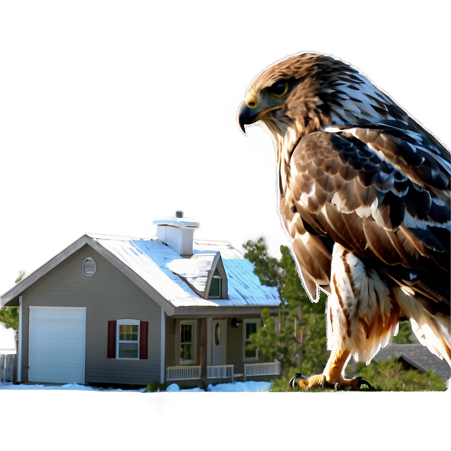 Hawk In Urban Environment Png Wxm83 PNG Image