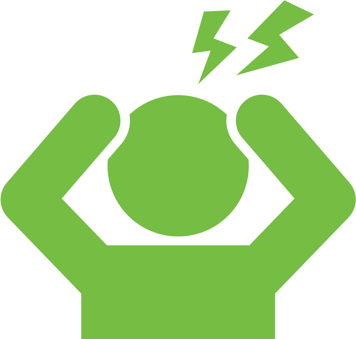 Headache Symbol Illustration PNG Image