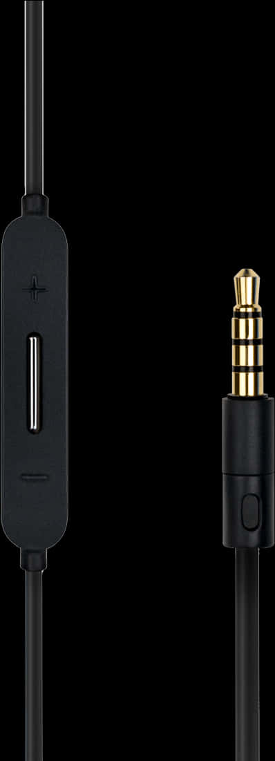 Headphone Jackand Inline Control Closeup PNG Image