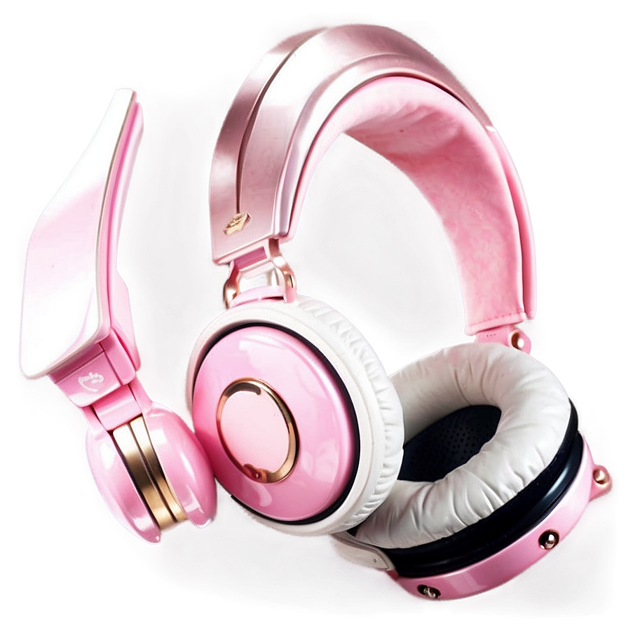 Headphones Pink Girly Png 05042024 PNG Image